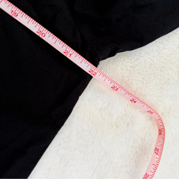 Eileen Fisher Organic Poplin Collared Short Shirt - Black - Size Medium - Picture 12 of 13